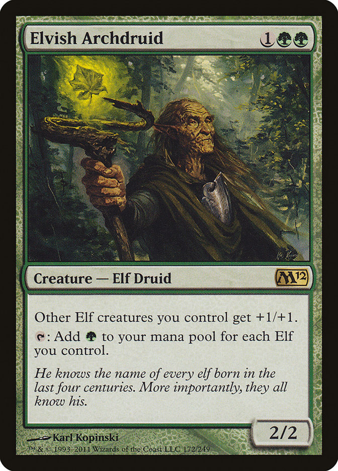 Elvish Archdruid [Magic 2012] | Boutique FDB TCG