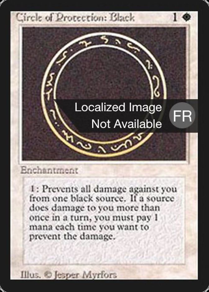 Circle of Protection: Black [Foreign Black Border] | Boutique FDB TCG