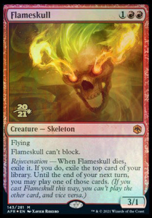 Flameskull [Dungeons & Dragons: Adventures in the Forgotten Realms Prerelease Promos] | Boutique FDB TCG