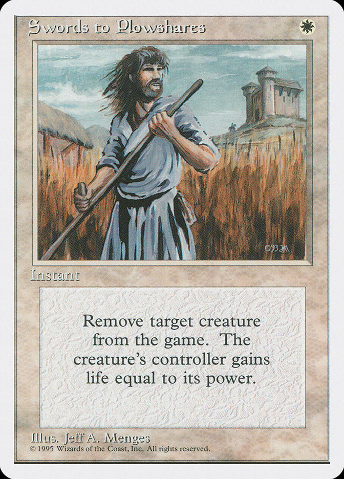 Swords to Plowshares [Fourth Edition] | Boutique FDB TCG