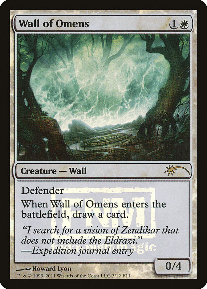 Wall of Omens [Friday Night Magic 2011] | Boutique FDB TCG