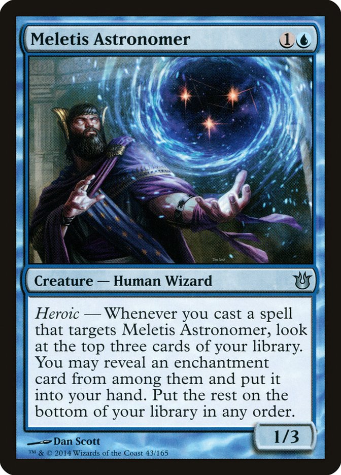 Meletis Astronomer [Born of the Gods] | Boutique FDB TCG