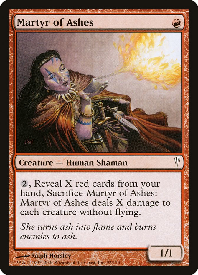 Martyr of Ashes [Coldsnap] | Boutique FDB TCG