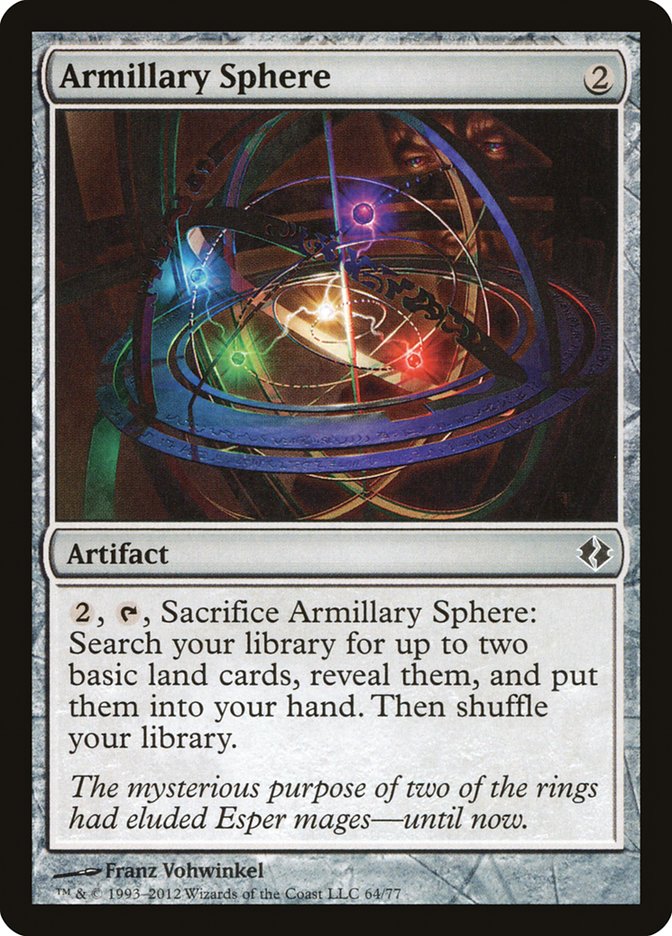 Armillary Sphere [Duel Decks: Venser vs. Koth] | Boutique FDB TCG