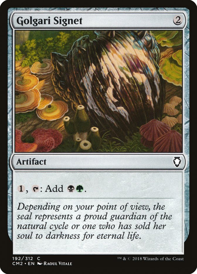Golgari Signet (192/312) [Commander Anthology Volume II] | Boutique FDB TCG