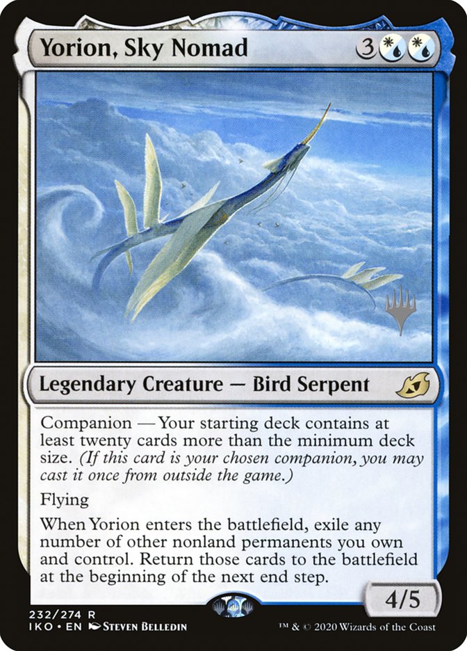 Yorion, Sky Nomad (Promo Pack) [Ikoria: Lair of Behemoths Promos] | Boutique FDB TCG