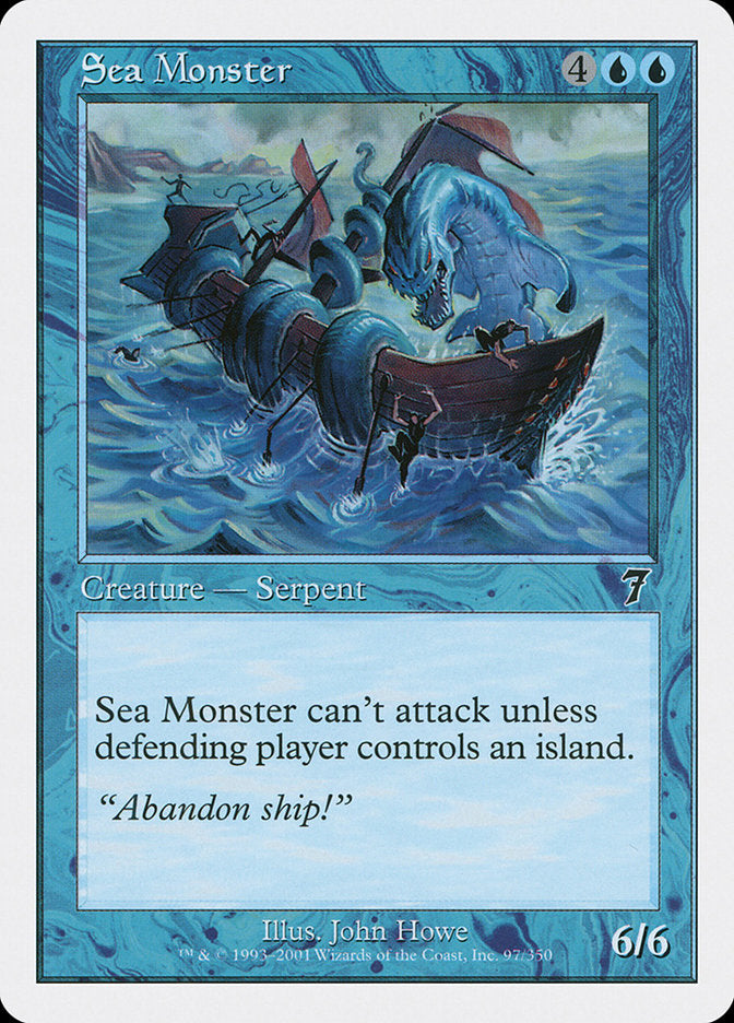 Sea Monster [Seventh Edition] | Boutique FDB TCG