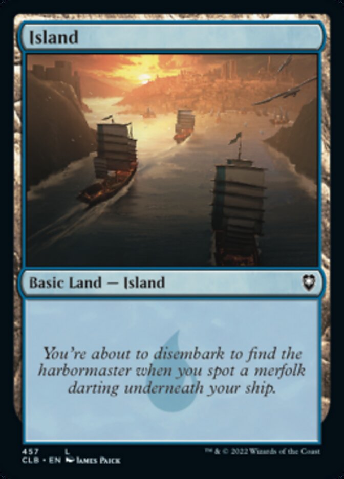 Island (457) [Commander Legends: Battle for Baldur's Gate] | Boutique FDB TCG