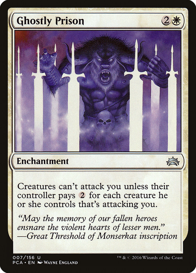 Ghostly Prison [Planechase Anthology] | Boutique FDB TCG