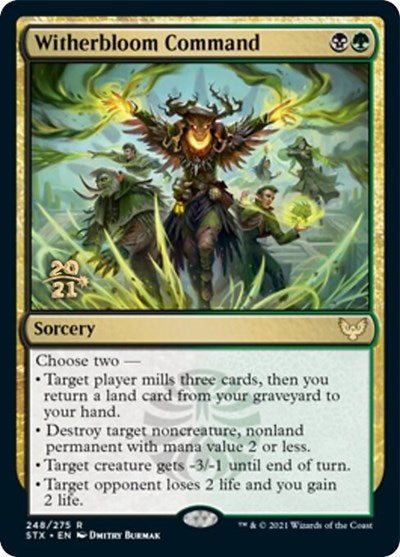 Witherbloom Command [Strixhaven: School of Mages Prerelease Promos] | Boutique FDB TCG