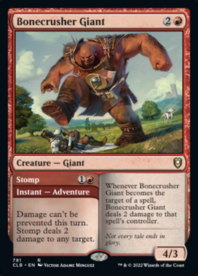 Bonecrusher Giant // Stomp [Commander Legends: Battle for Baldur's Gate] | Boutique FDB TCG