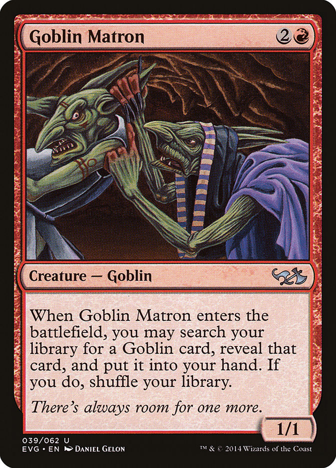 Goblin Matron (Elves vs. Goblins) [Duel Decks Anthology] | Boutique FDB TCG