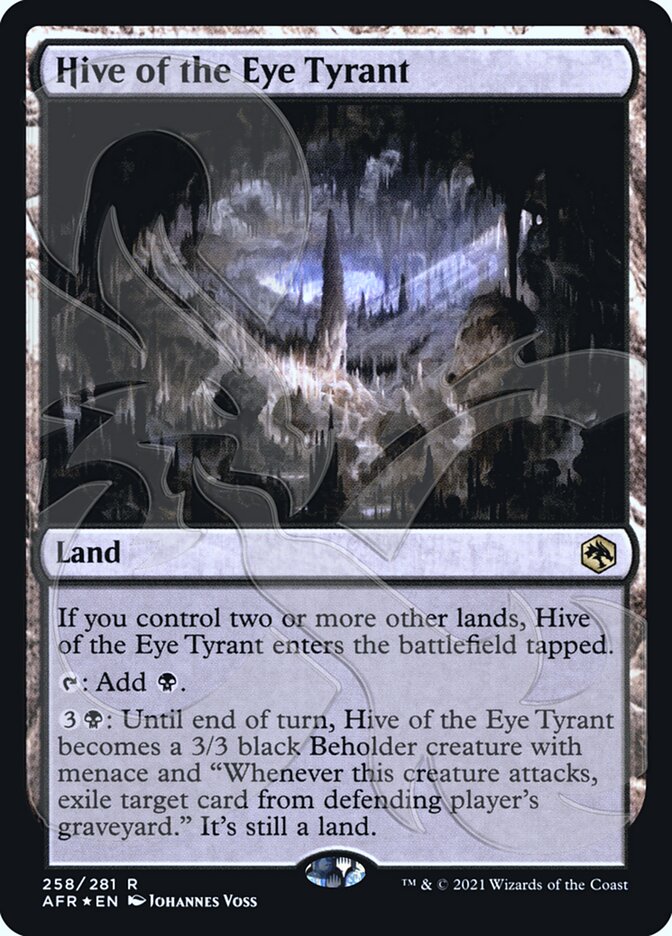 Hive of the Eye Tyrant (Ampersand Promo) [Dungeons & Dragons: Adventures in the Forgotten Realms Promos] | Boutique FDB TCG