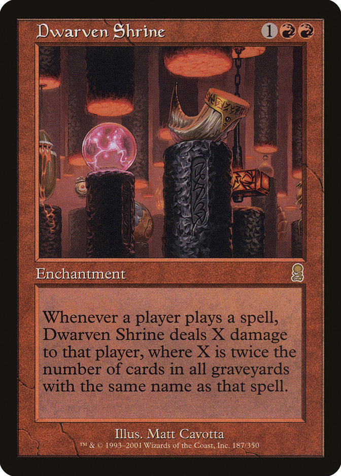Dwarven Shrine [Odyssey] | Boutique FDB TCG