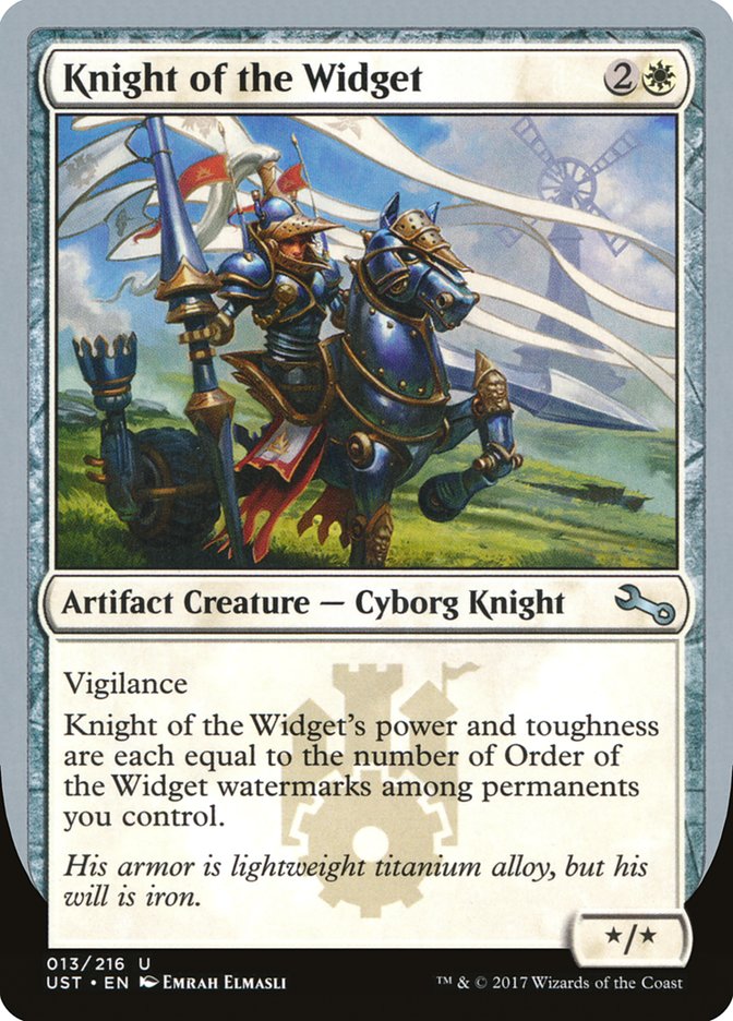Knight of the Widget [Unstable] | Boutique FDB TCG