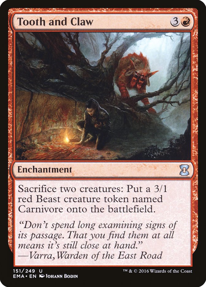 Tooth and Claw [Eternal Masters] | Boutique FDB TCG
