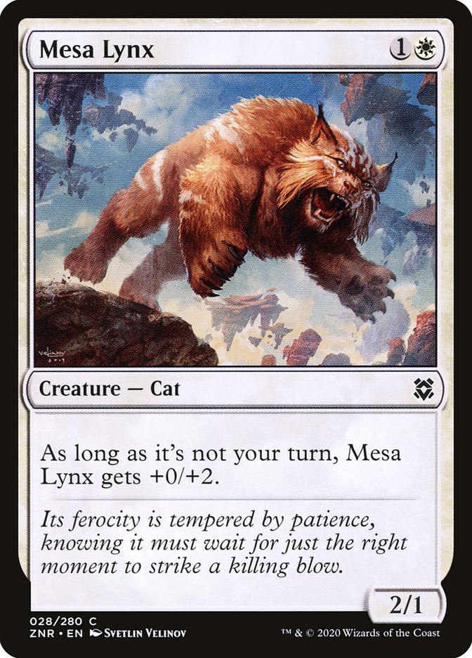 Mesa Lynx [Zendikar Rising] | Boutique FDB TCG