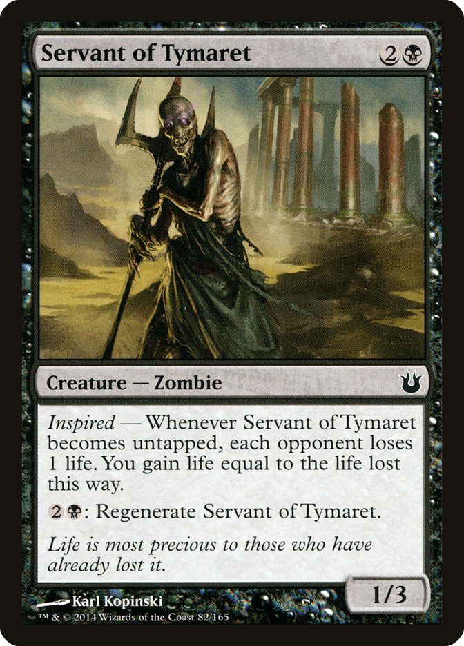 Servant of Tymaret [Born of the Gods] | Boutique FDB TCG