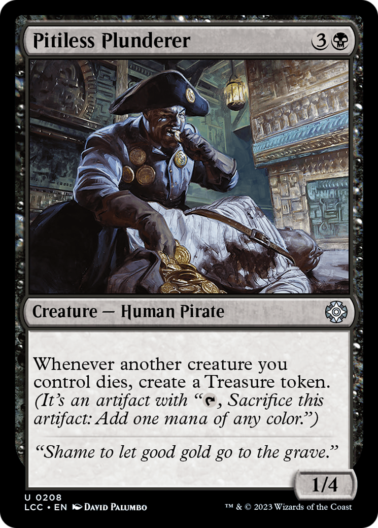 Pitiless Plunderer [The Lost Caverns of Ixalan Commander] | Boutique FDB TCG