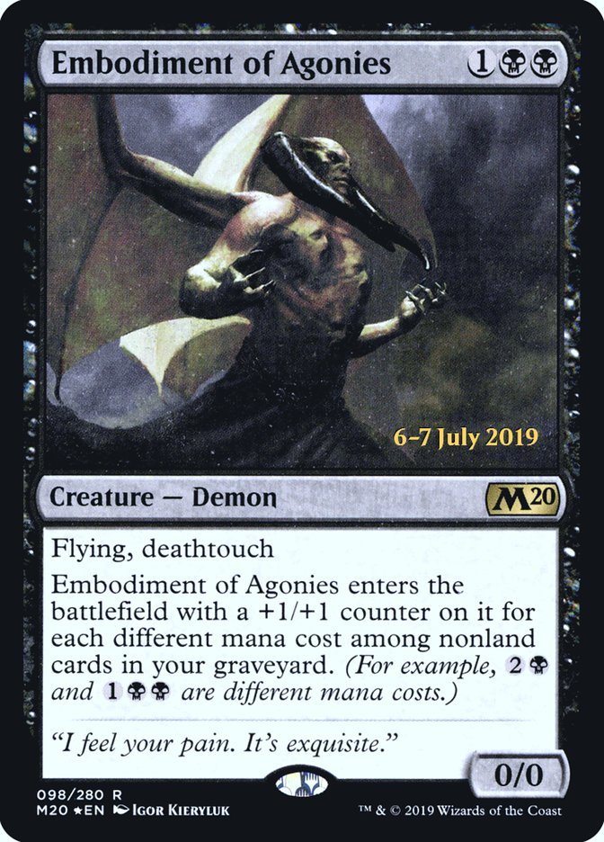 Embodiment of Agonies [Core Set 2020 Prerelease Promos] | Boutique FDB TCG