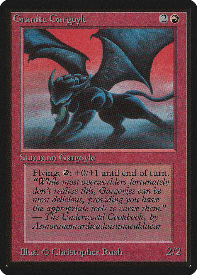 Granite Gargoyle [Beta Edition] | Boutique FDB TCG