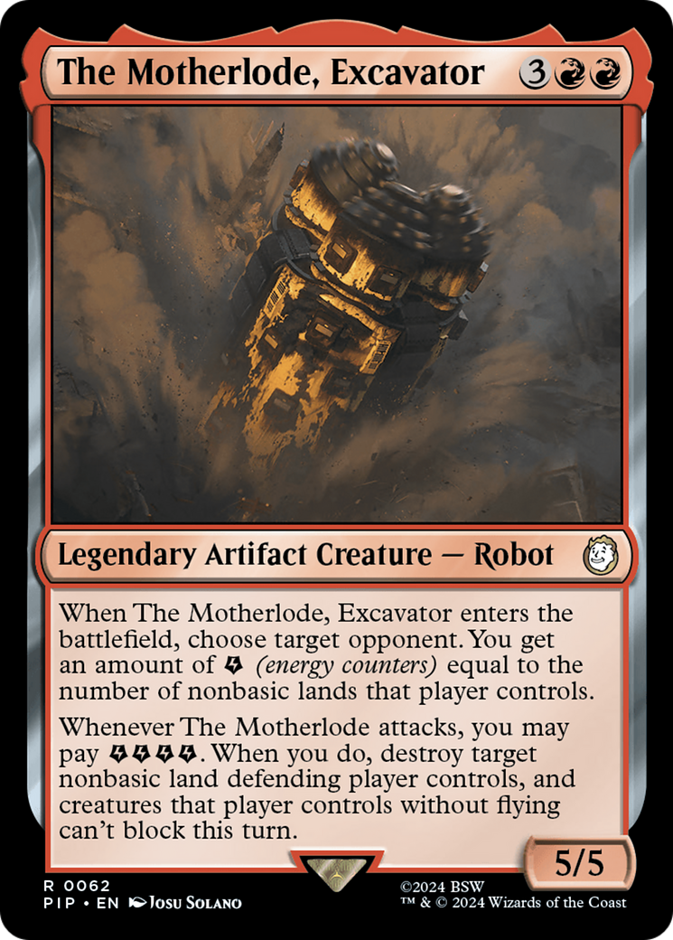 The Motherlode, Excavator [Fallout] | Boutique FDB TCG