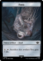 Smaug // Food (0024) Double-Sided Token (Surge Foil) [The Lord of the Rings: Tales of Middle-Earth Tokens] | Boutique FDB TCG