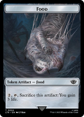 Tentacle // Food (0024) Double-Sided Token (Surge Foil) [The Lord of the Rings: Tales of Middle-Earth Tokens] | Boutique FDB TCG