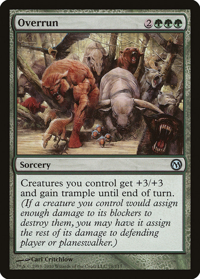 Overrun [Duels of the Planeswalkers] | Boutique FDB TCG