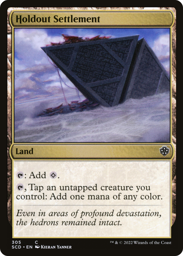 Holdout Settlement [Starter Commander Decks] | Boutique FDB TCG