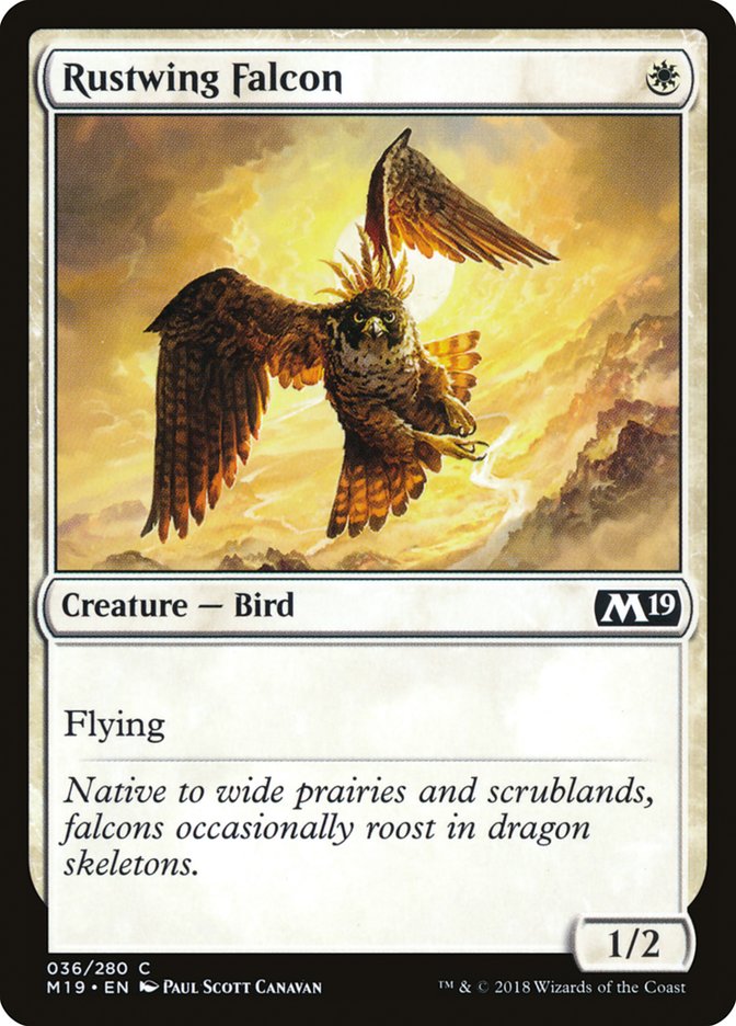 Rustwing Falcon [Core Set 2019] | Boutique FDB TCG