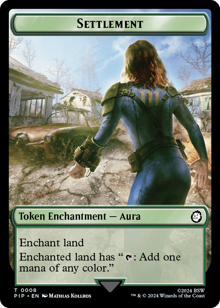 Junk // Settlement Double-Sided Token [Fallout Tokens] | Boutique FDB TCG