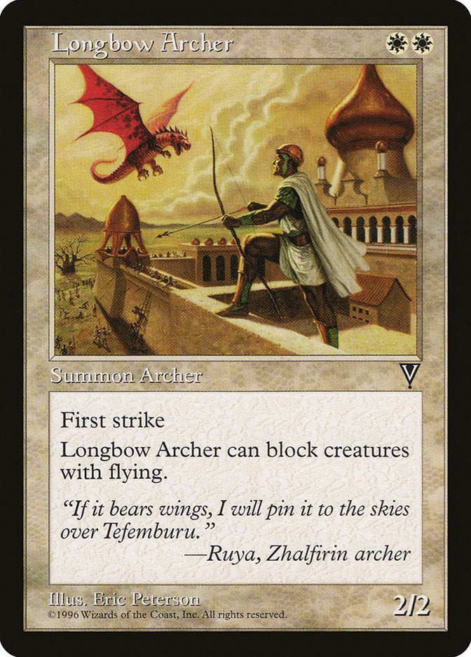 Longbow Archer [Visions] | Boutique FDB TCG