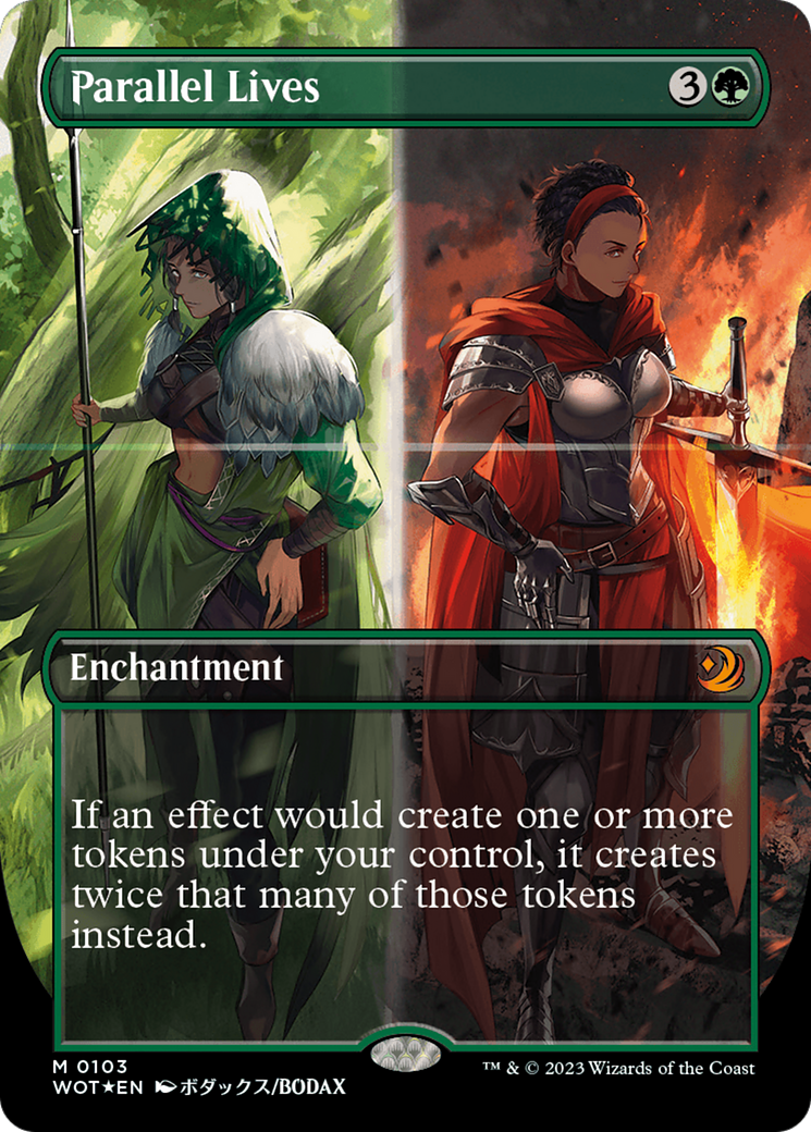 Parallel Lives (Anime Borderless) (Confetti Foil) [Wilds of Eldraine: Enchanting Tales] | Boutique FDB TCG