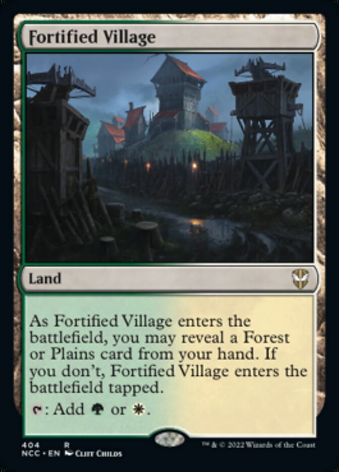 Fortified Village [Streets of New Capenna Commander] | Boutique FDB TCG