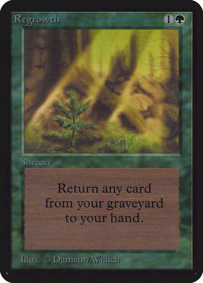 Regrowth [Alpha Edition] | Boutique FDB TCG