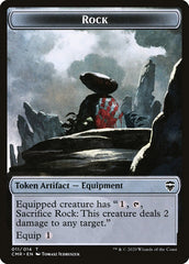 Rock // Soldier Double-Sided Token [Commander Legends Tokens] | Boutique FDB TCG