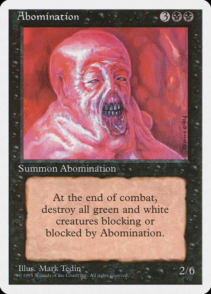Abomination [Fourth Edition] | Boutique FDB TCG