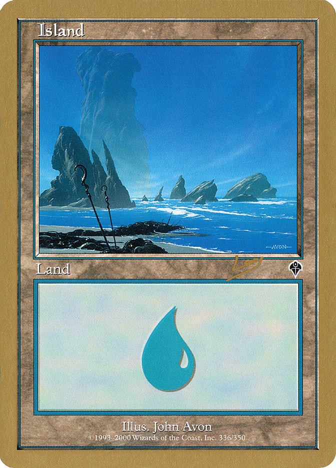 Island (rl336) (Raphael Levy) [World Championship Decks 2002] | Boutique FDB TCG