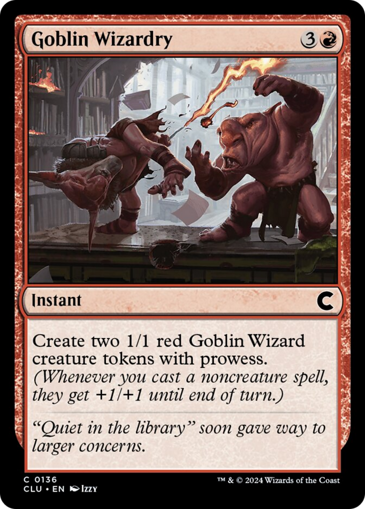 Goblin Wizardry [Ravnica: Clue Edition] | Boutique FDB TCG