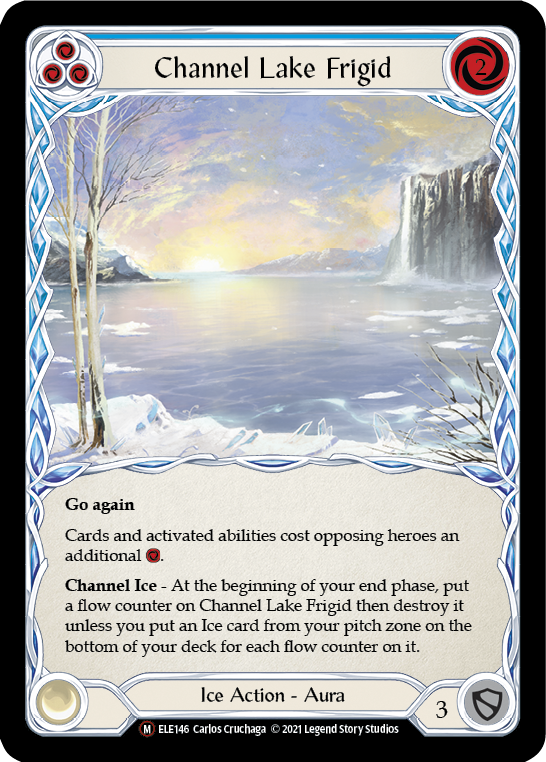 Channel Lake Frigid [U-ELE146] (Tales of Aria Unlimited)  Unlimited Normal | Boutique FDB TCG
