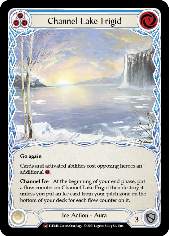 Channel Lake Frigid [U-ELE146] (Tales of Aria Unlimited)  Unlimited Rainbow Foil | Boutique FDB TCG