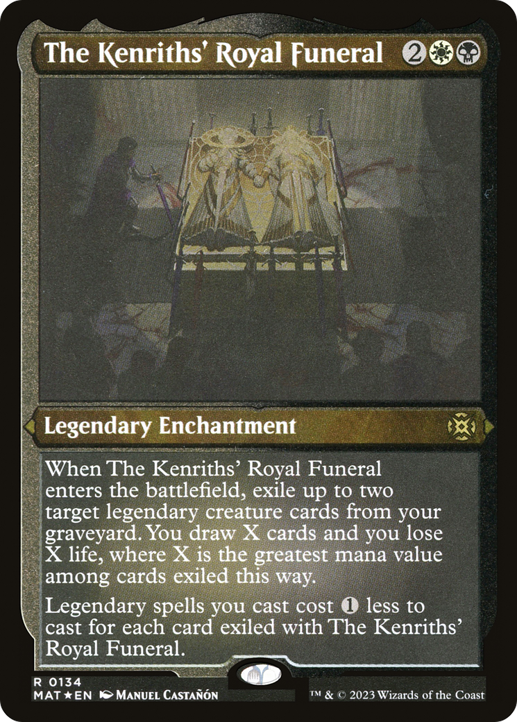 The Kenriths' Royal Funeral (Foil Etched) [March of the Machine: The Aftermath] | Boutique FDB TCG