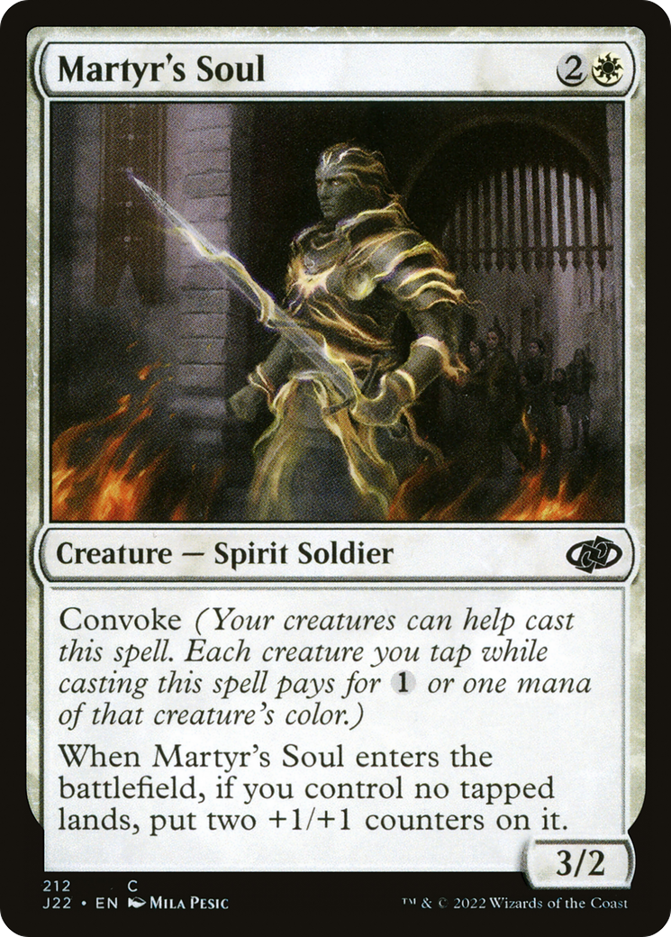 Martyr's Soul [Jumpstart 2022] | Boutique FDB TCG