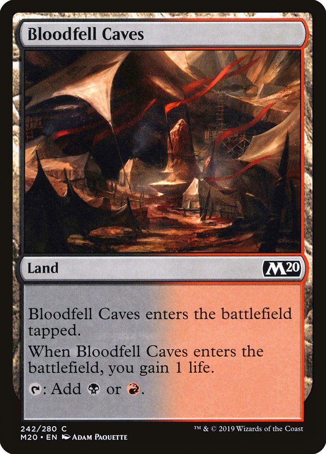 Bloodfell Caves [Core Set 2020] | Boutique FDB TCG