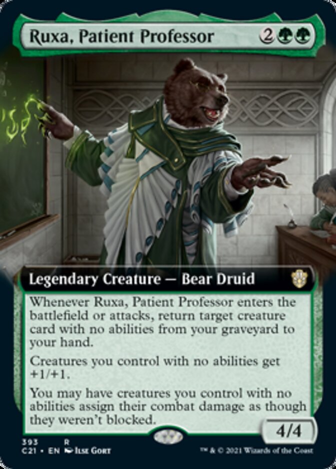 Ruxa, Patient Professor (Extended Art) [Commander 2021] | Boutique FDB TCG