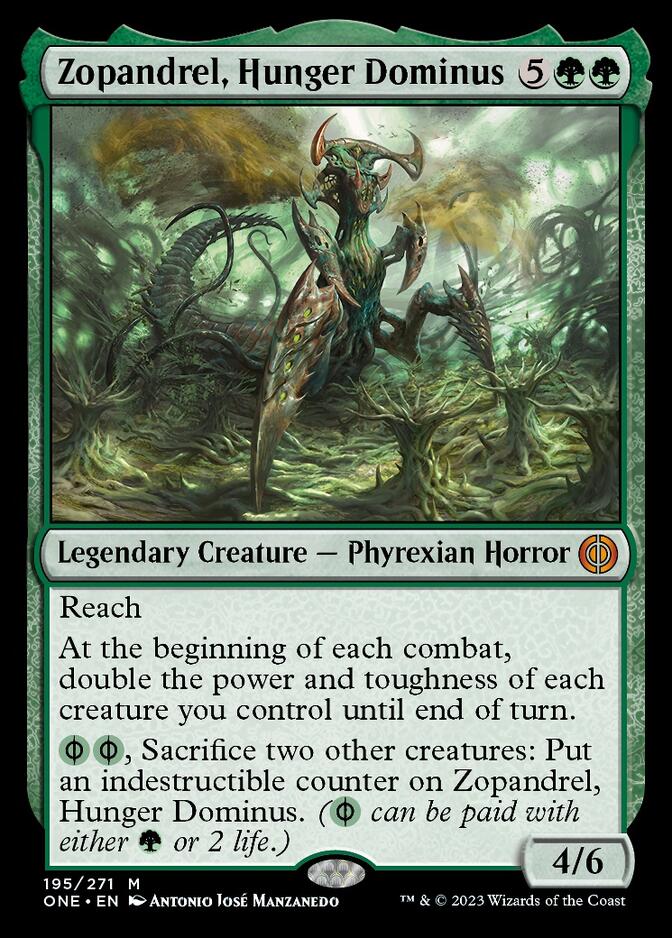 Zopandrel, Hunger Dominus [Phyrexia: All Will Be One] | Boutique FDB TCG
