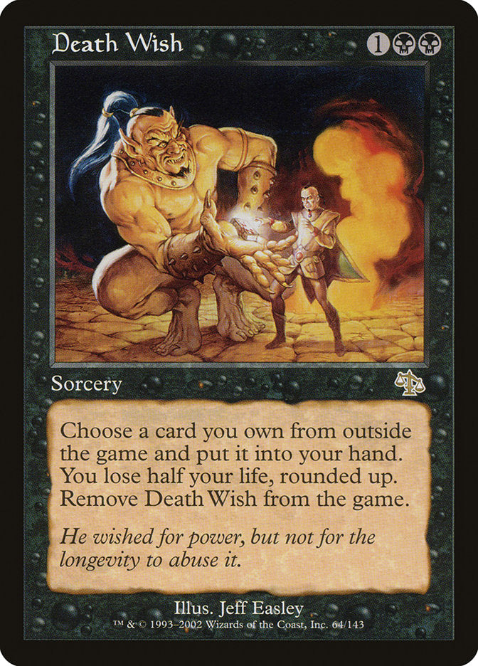 Death Wish [Judgment] | Boutique FDB TCG