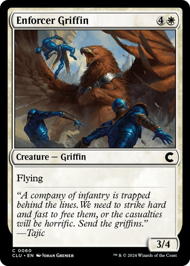 Enforcer Griffin [Ravnica: Clue Edition] | Boutique FDB TCG