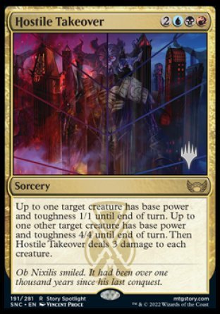 Hostile Takeover (Promo Pack) [Streets of New Capenna Promos] | Boutique FDB TCG